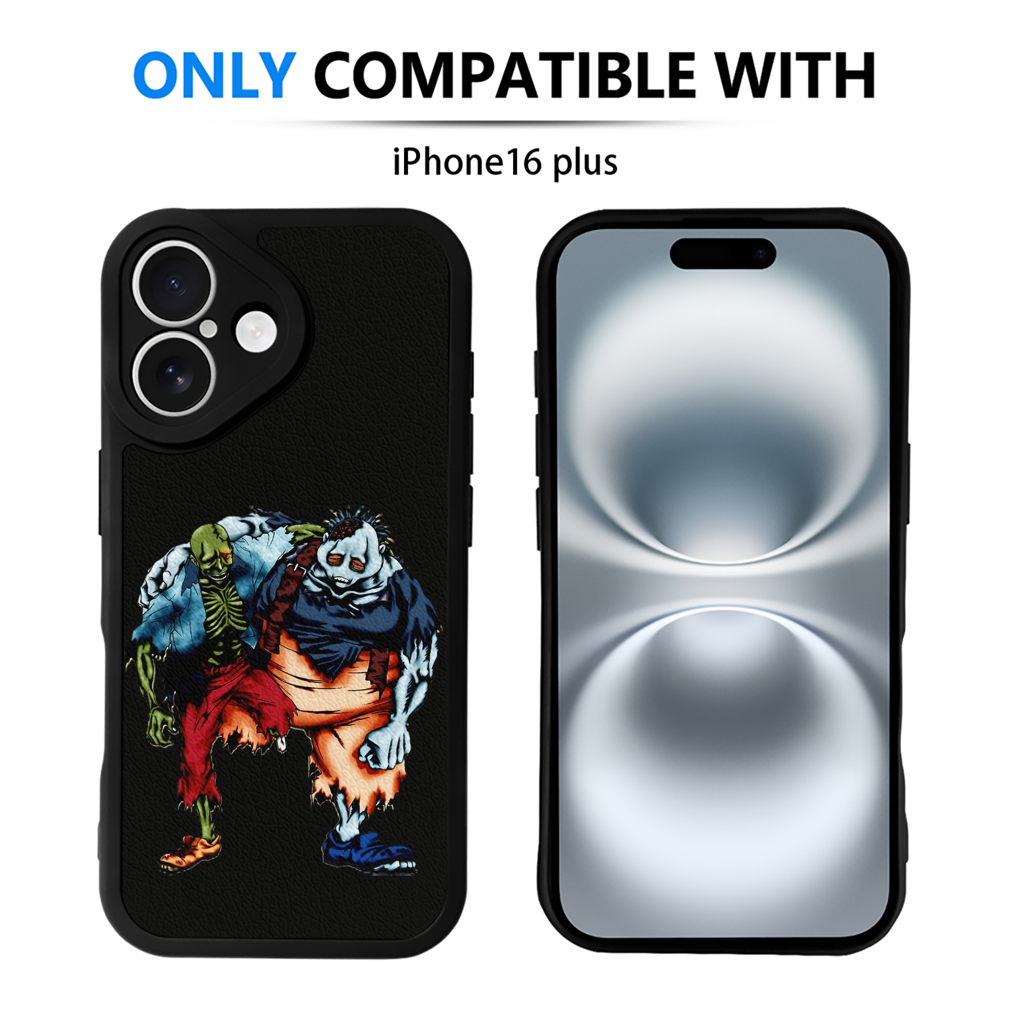 （画像用） 遊☆戯☆王 Yu-Gi-Oh! 【iPhone 16シリーズ対応】シリコンスマホケース（レザー調） 材質：シリコン